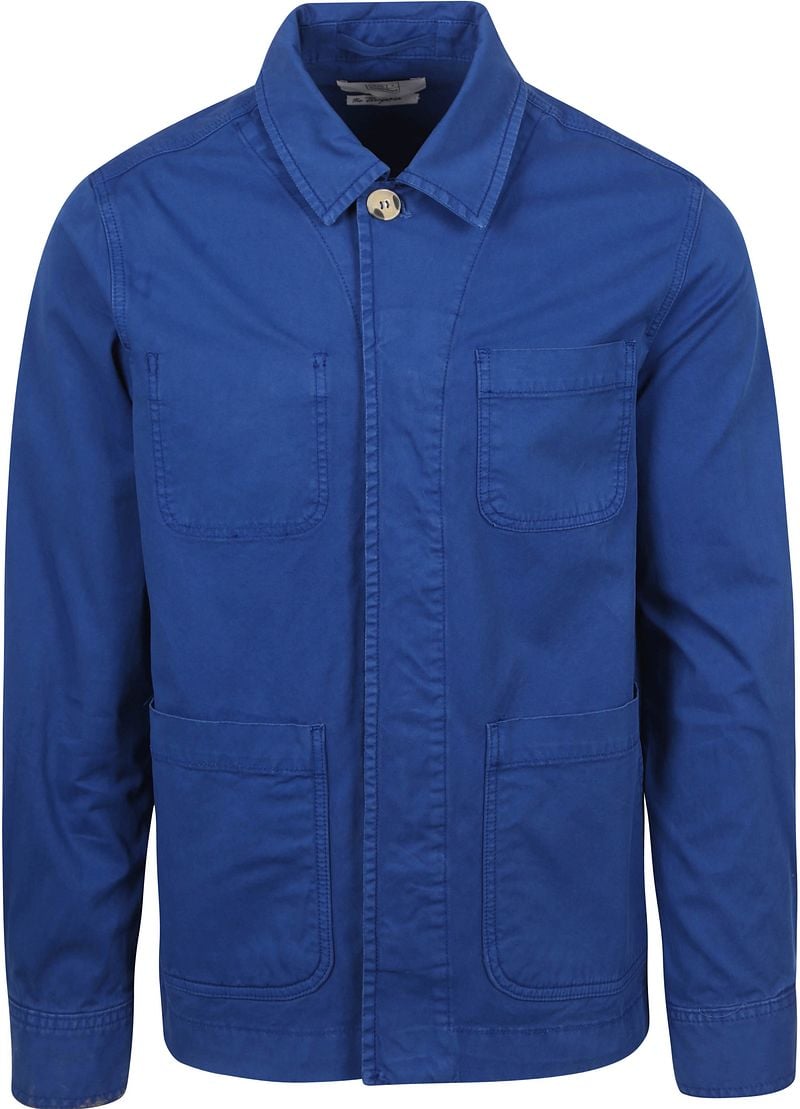 King Essentials The Benjamin Overshirt Royal Blau - Größe XL günstig online kaufen