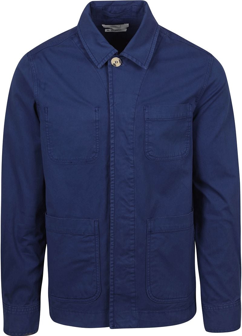 King Essentials The Benjamin Overshirt Navy - Größe S günstig online kaufen