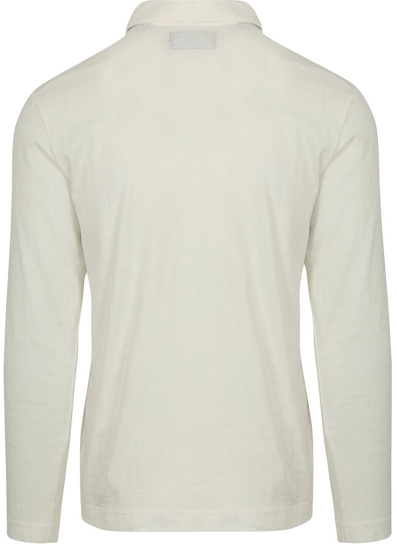 Marc O'Polo Longsleeve Poloshirt Off White