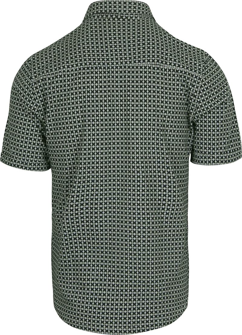 No Excess Short Sleeve Jersey Overhemd Print Mosgroen