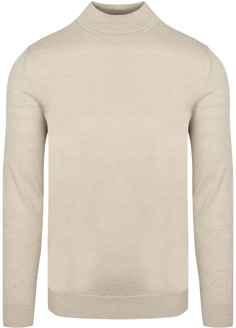 Profuomo Turtleneck Merino Pullover Ecru - Größe XXL günstig online kaufen