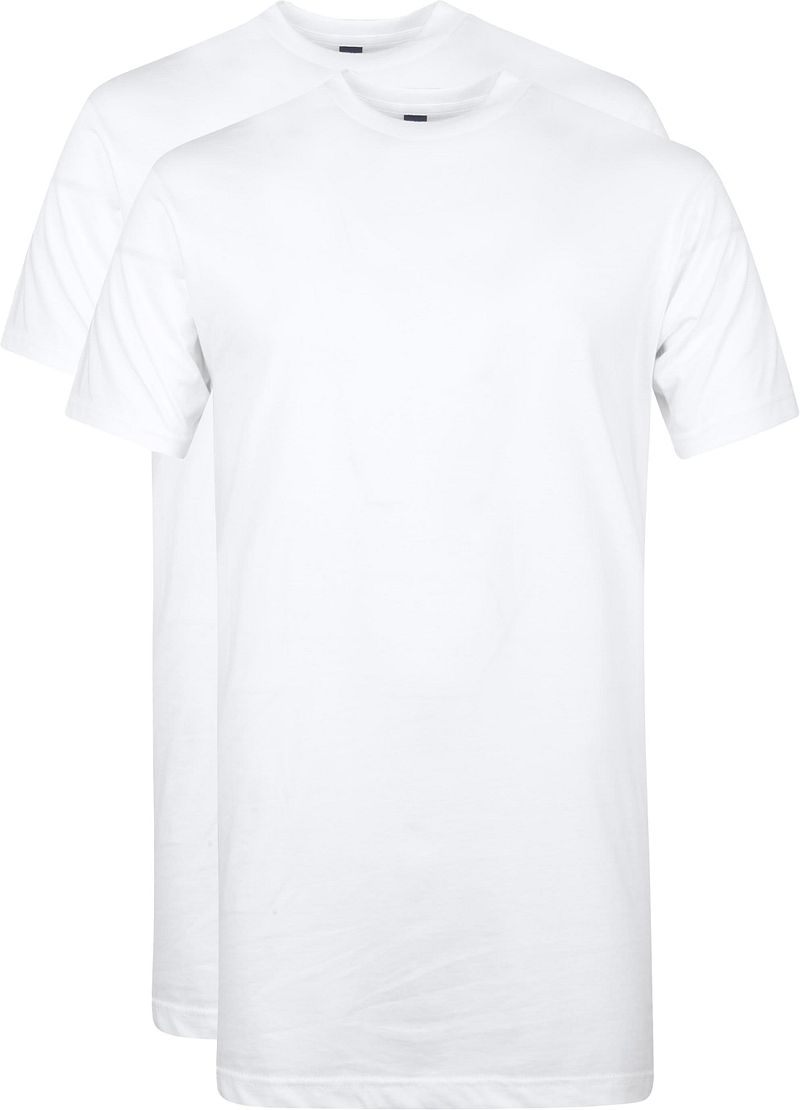 Alan Red T-Shirt Virginia Extra Long (lot de 2)  Blanc taille S