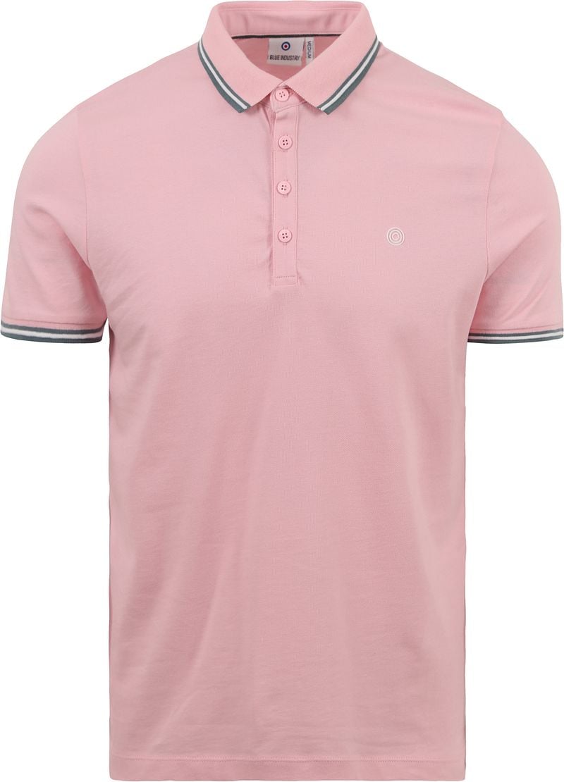 Blue Industry Piqué Poloshirt Rosa - Größe XL günstig online kaufen