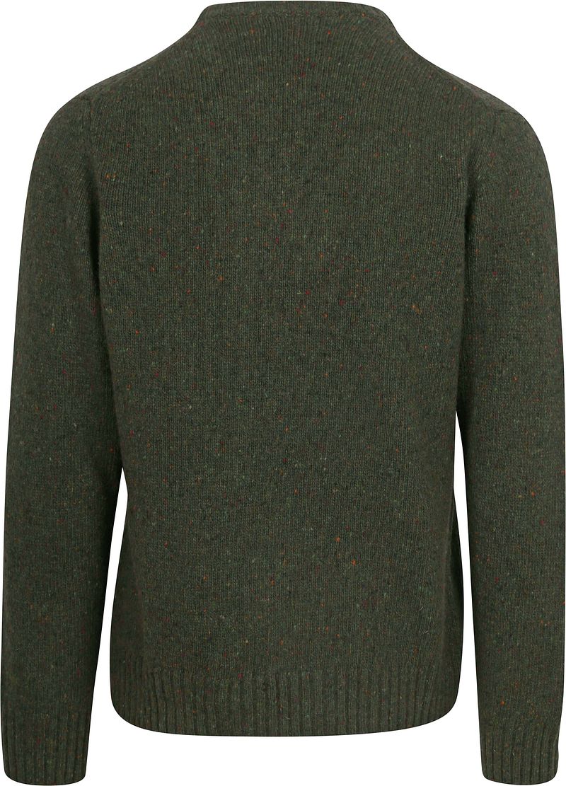 Suitable Trui Tweed Wol Blend Groen
