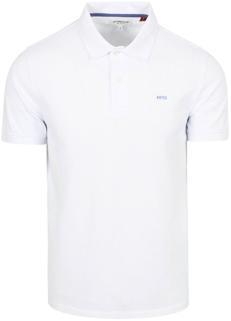 McGregor Piqué Poloshirt Weiß - Größe 3XL günstig online kaufen