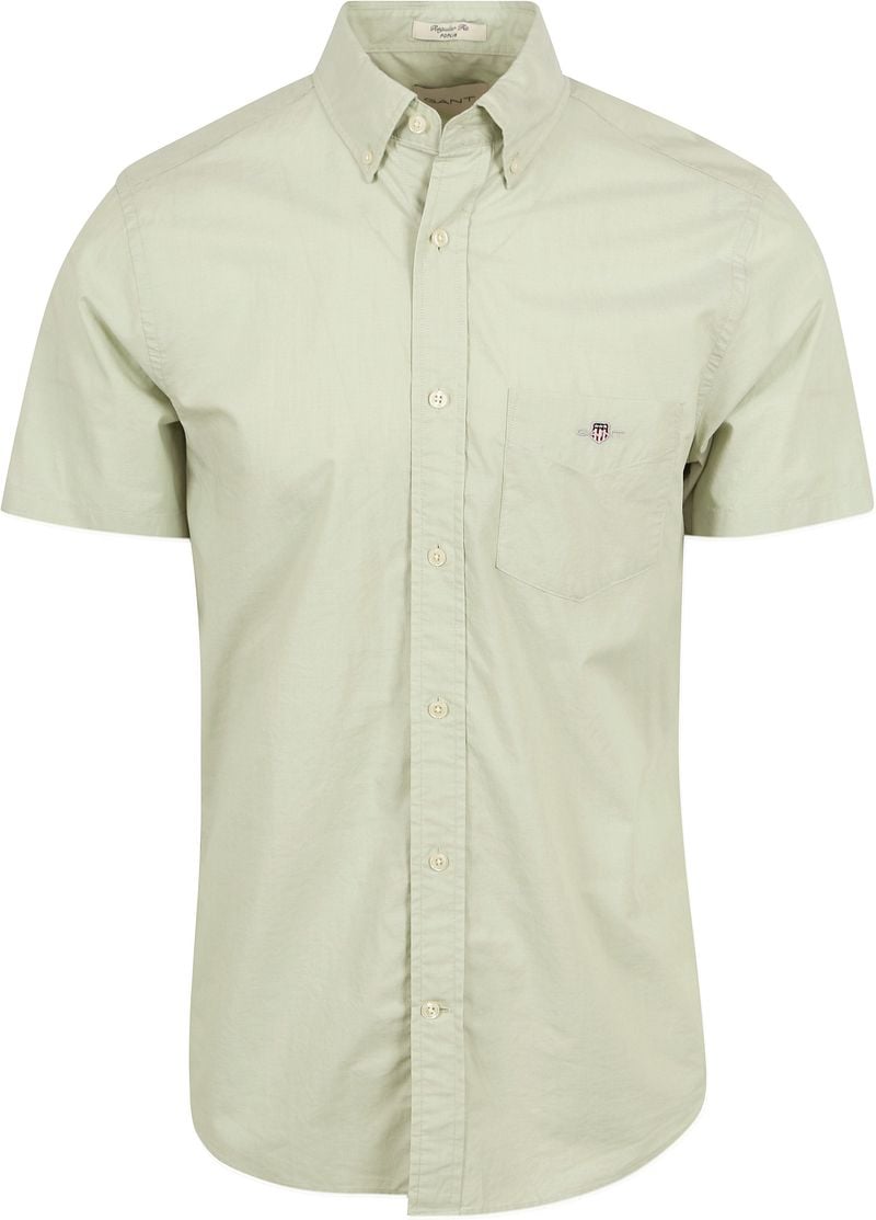 Gant Hemd Short Sleeve Hellgrün - Größe XXL günstig online kaufen