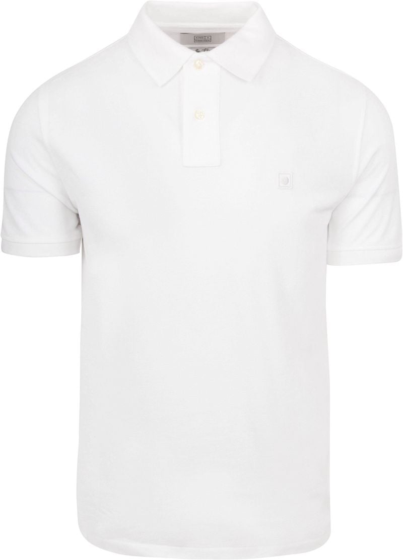 KING Essentials The Rene Poloshirt Wit