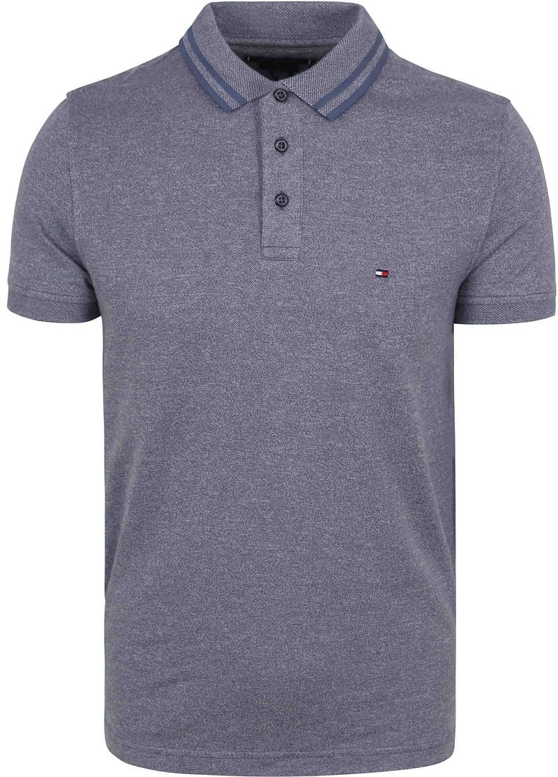 Tommy Hilfiger Pretwist Polo Indigo Melange - Größe XL günstig online kaufen