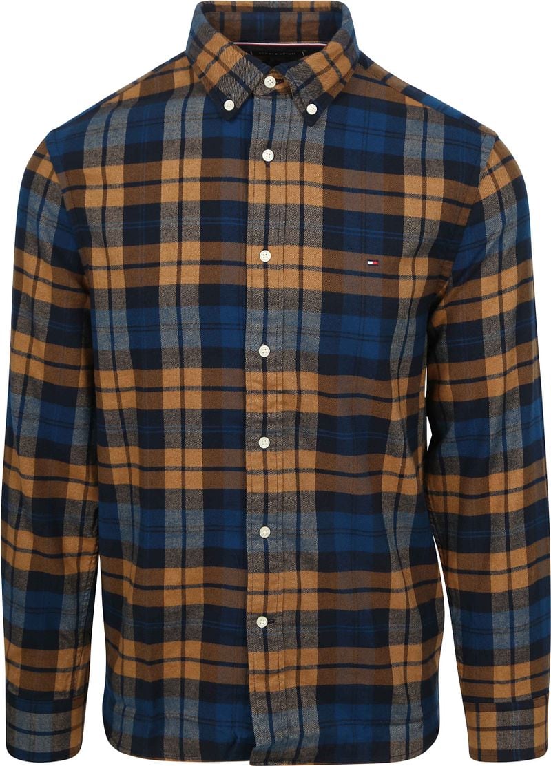 Tommy Hilfiger Flanel Hemd Karos Multicolour - Größe M günstig online kaufen