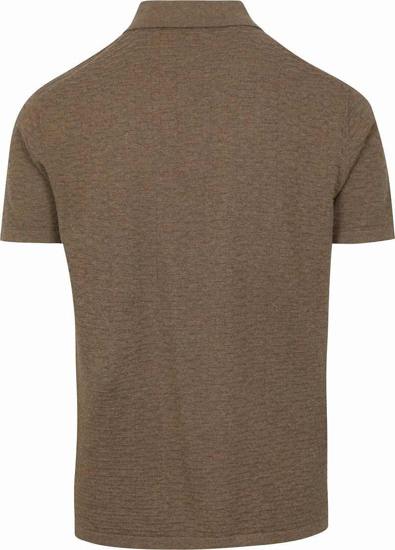 R2 Amsterdam R2 Polo Knitted Taupe