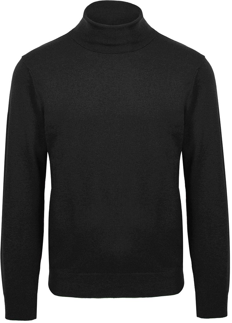 Suitable Ecotec Rollkragenpullover Schwarz - Größe XL günstig online kaufen