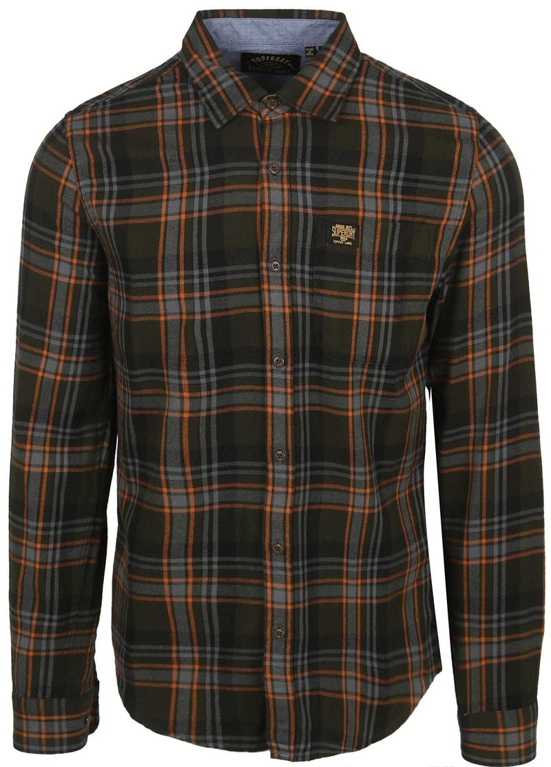 Superdry Overhemd met lange mouwen Organic Cotton Lumberjack Check Shirt