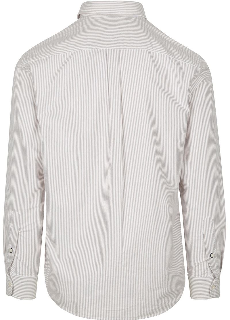 Tommy Hilfiger Oxford Overhemd Streep Beige