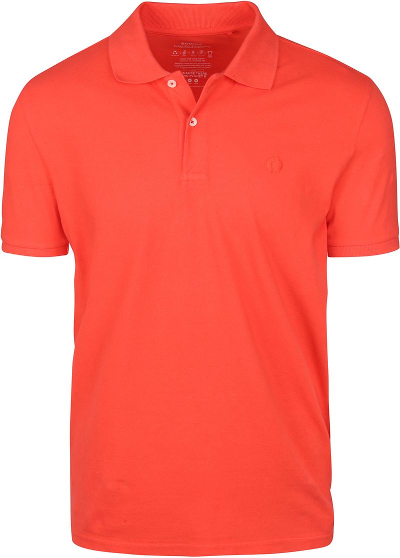 Ecoalf Polo Ted Vif Orange Rouge taille M