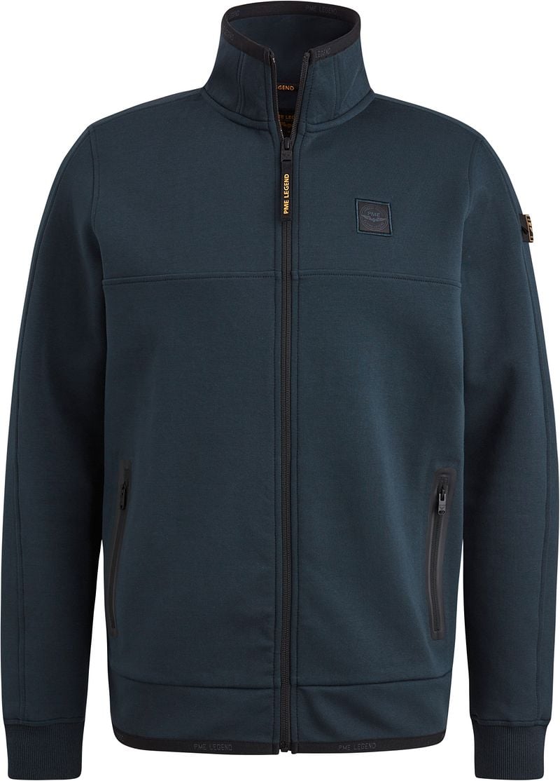 PME Legend Strickjacke Interlock Navy - Größe XXL günstig online kaufen