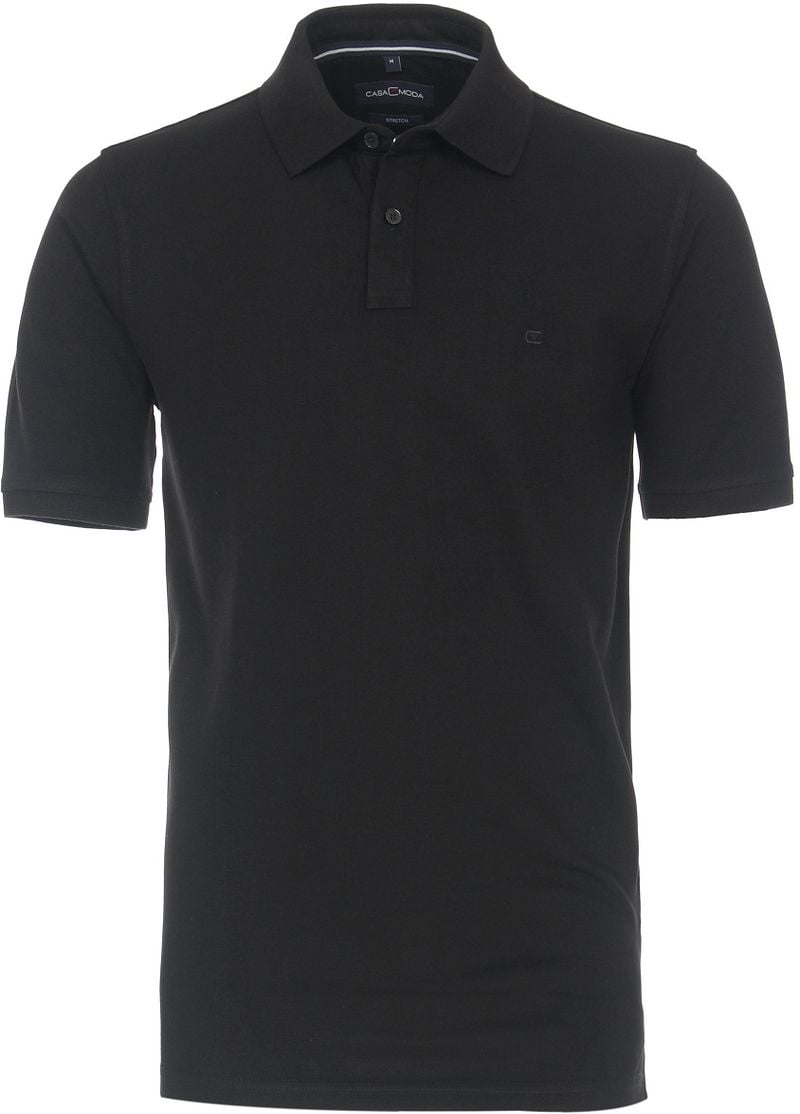 CASAMODA Poloshirt CASAMODA Herren Poloshirt Kurzarm Casual Fit Schwarz 3XL günstig online kaufen