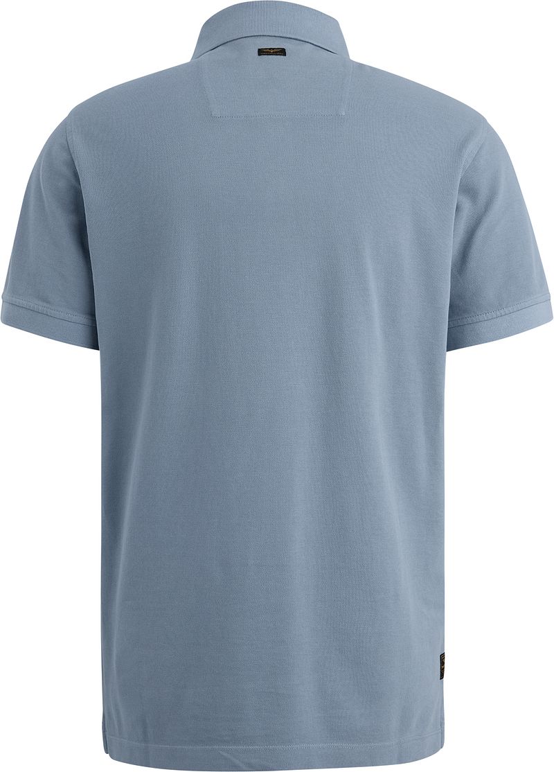 PME Legend Poloshirt Garment Dye Piqué Blauw
