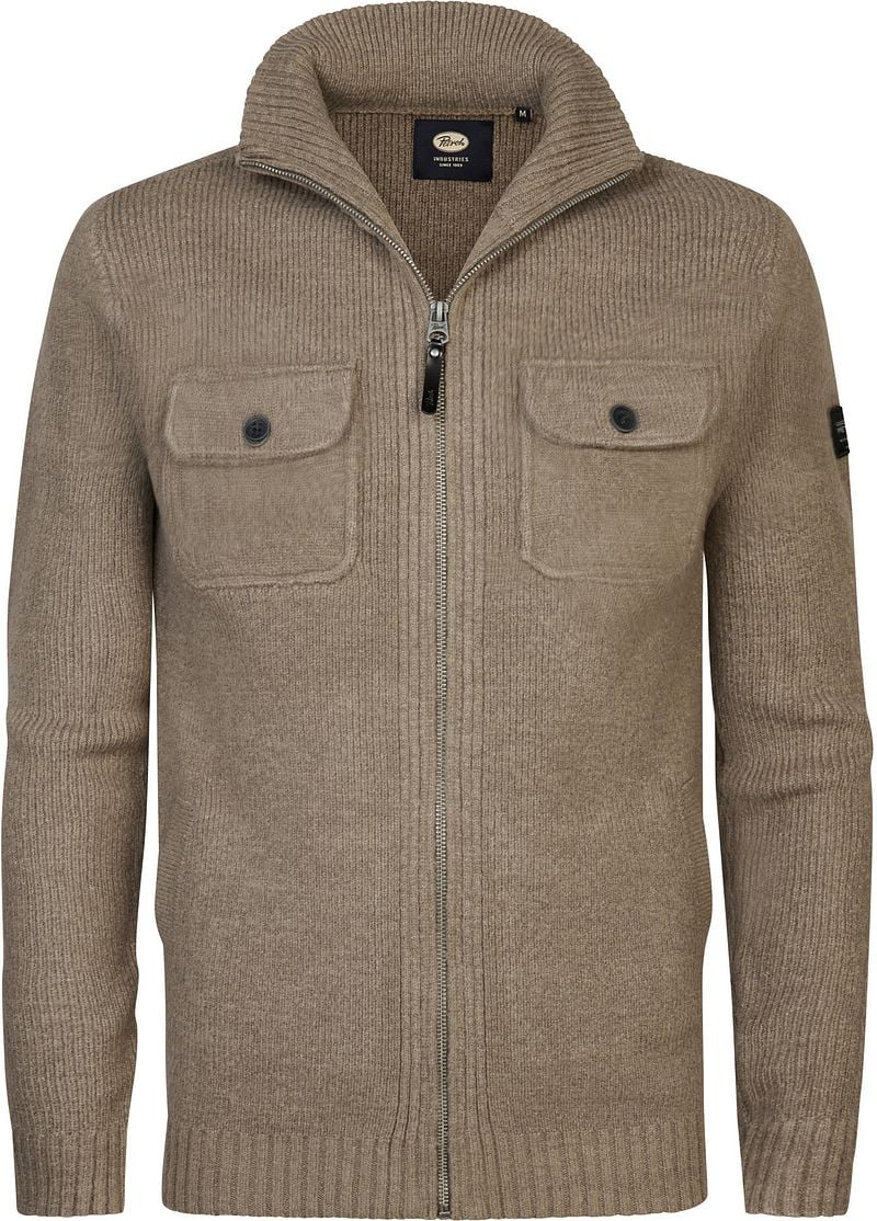 Petrol Industries gemêleerd vest timber wood