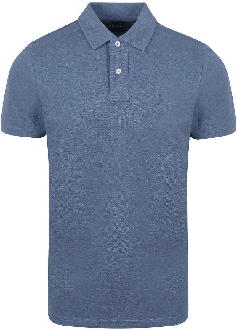 Suitable Mang Poloshirt Blau - Größe XL günstig online kaufen