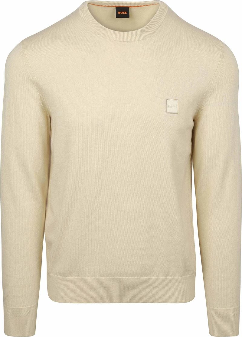BOSS Pullover Kanovano Off White - Größe M günstig online kaufen