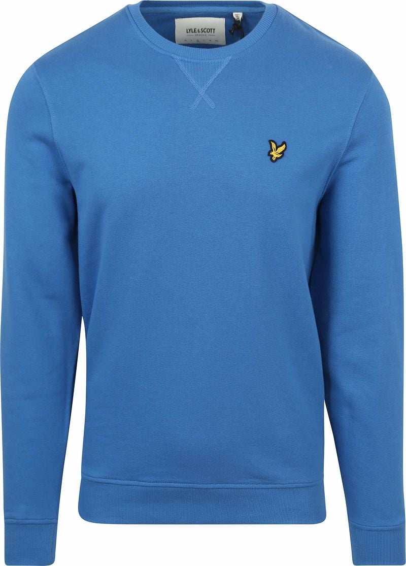 Lyle & Scott Pullover Mittelblau - Größe L günstig online kaufen