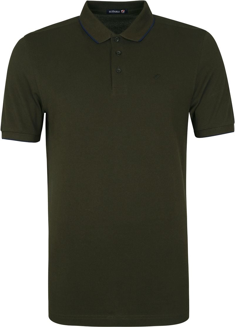 Suitable Poloshirt Tip Ferry Olive Grün - Größe XL günstig online kaufen