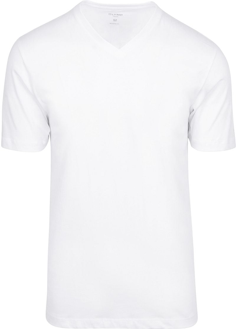 OLYMP T-Shirt/ Unterziehshirt Regular Fit V-Hals 2er Pack - Größe 3XL günstig online kaufen