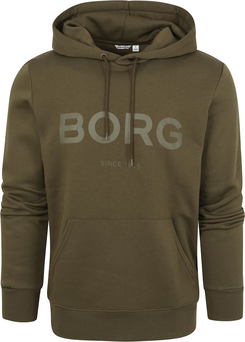 Bjorn Borg Pull Logo vert foncé Vert Vert foncé taille M