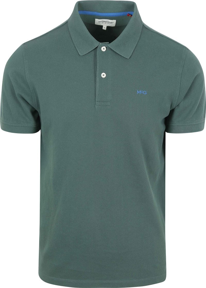 McGregor Piqué Poloshirt Dunkelgrün - Größe M günstig online kaufen