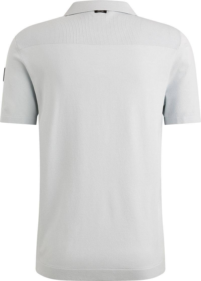 Vanguard Poloshirt Half-Zip Lichtblauw