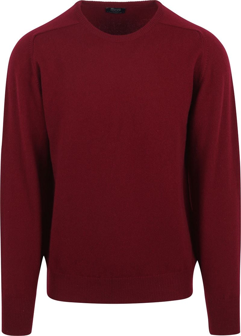 William Lockie Pullover Lamswol Bordeaux