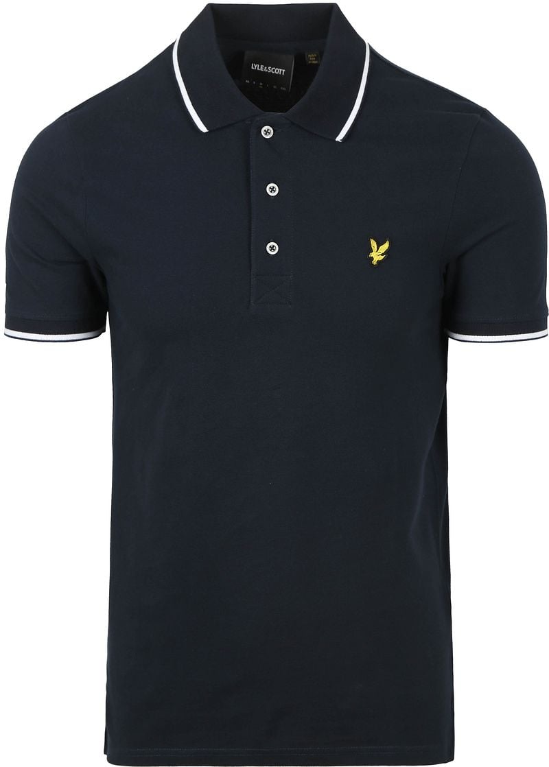 Lyle and Scott Polo Tipped Navy