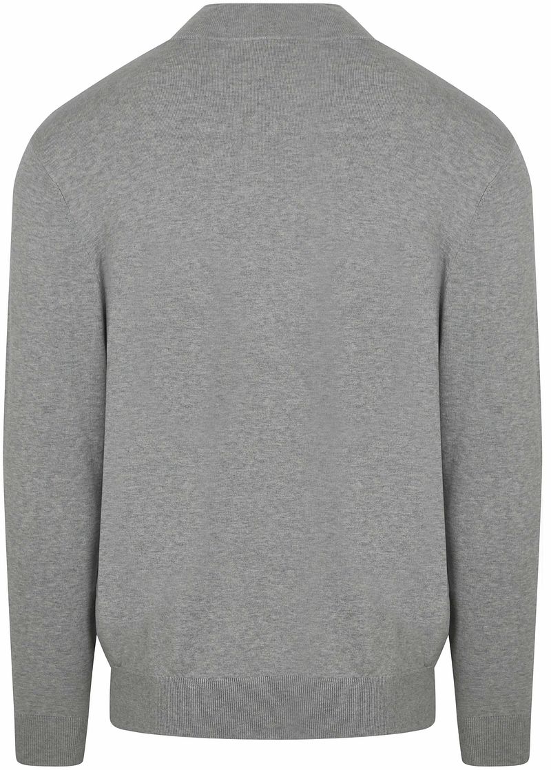 Profuomo Half Zip Pullover Luxury Grijs