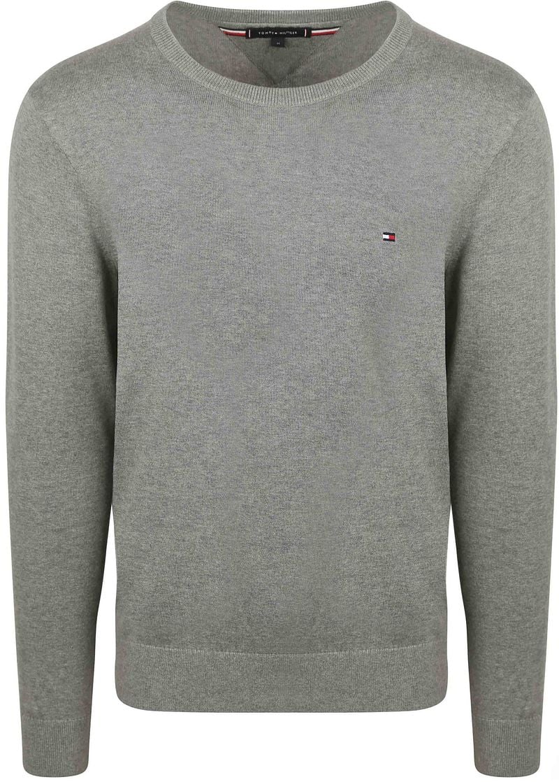 Tommy Hilfiger Pullover Essential Grau - Größe 3XL günstig online kaufen