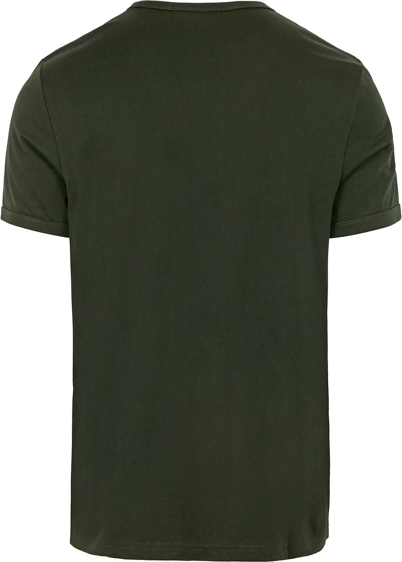 Fred Perry Ringer T-Shirt Groen T61