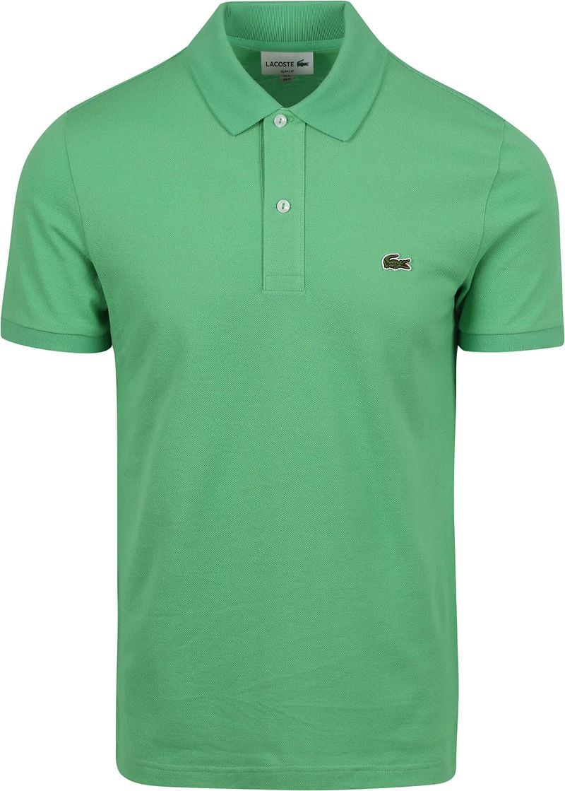 Lacoste Poloshirt Pique Mid Grun - Größe L günstig online kaufen