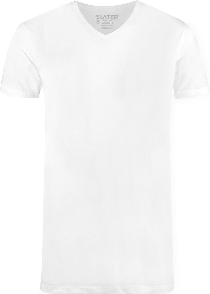 Slater 2er-Pack T-shirt V-Ausschnitt Weiß - Größe XXL günstig online kaufen