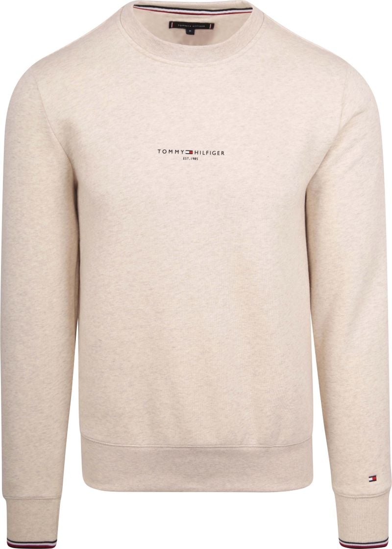 Tommy Hilfiger Sweater Logo Tipped Greige