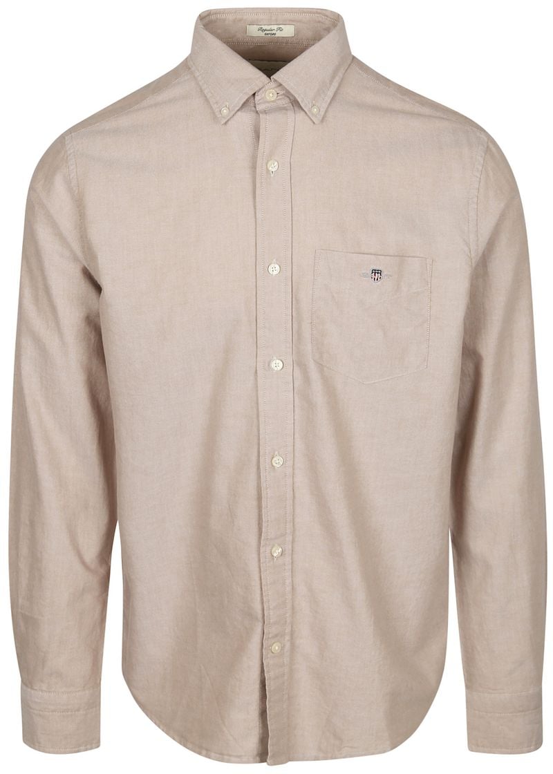 Gant Shirt Oxford Beige - Größe XXL günstig online kaufen