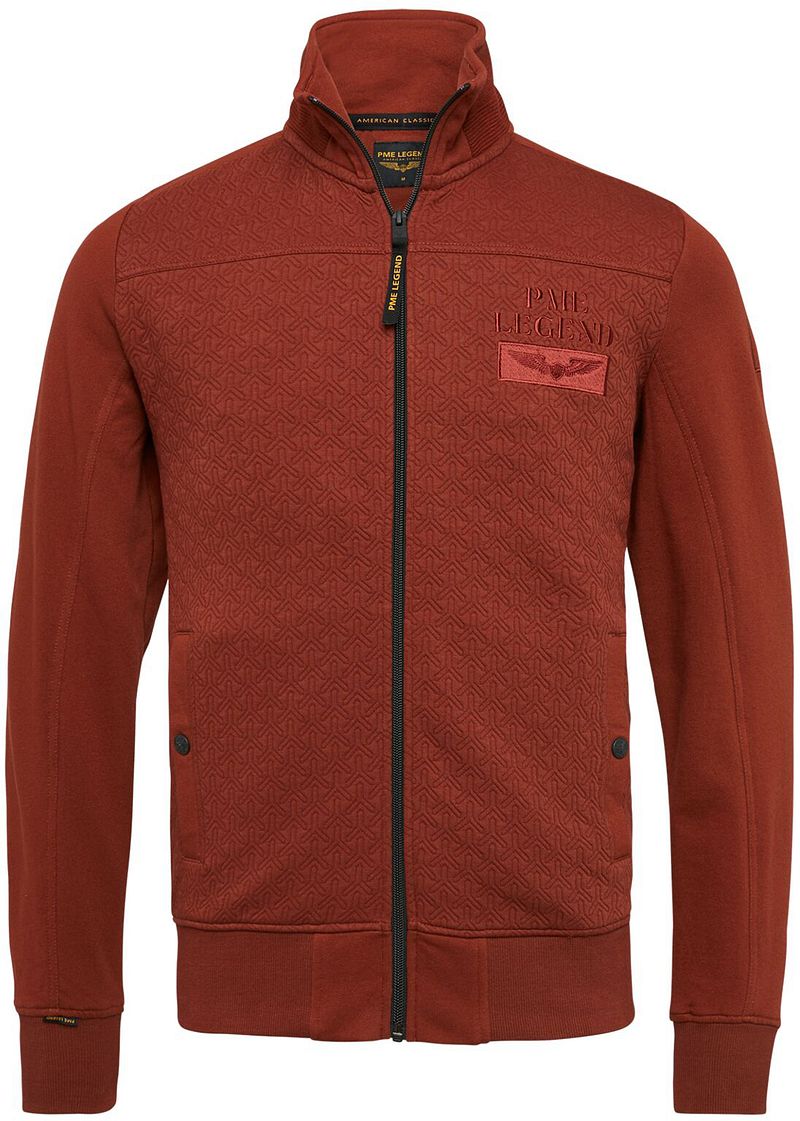 PME Legend Veste Zippé Brun Rouille Marron Rouge taille M