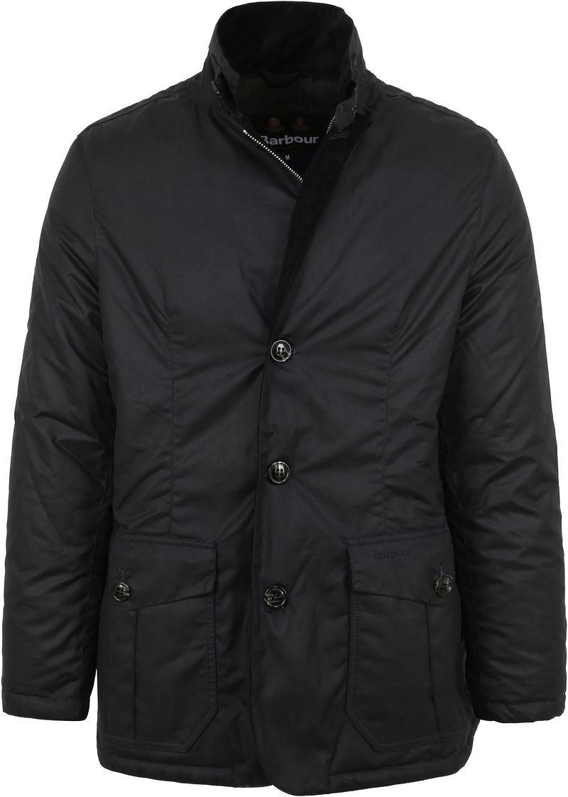 Barbour Manteau Lutz Cire Marine Bleu foncé Bleu taille M