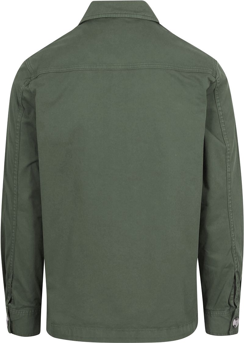 KING Essentials The Benjamin Overshirt Olijfgroen