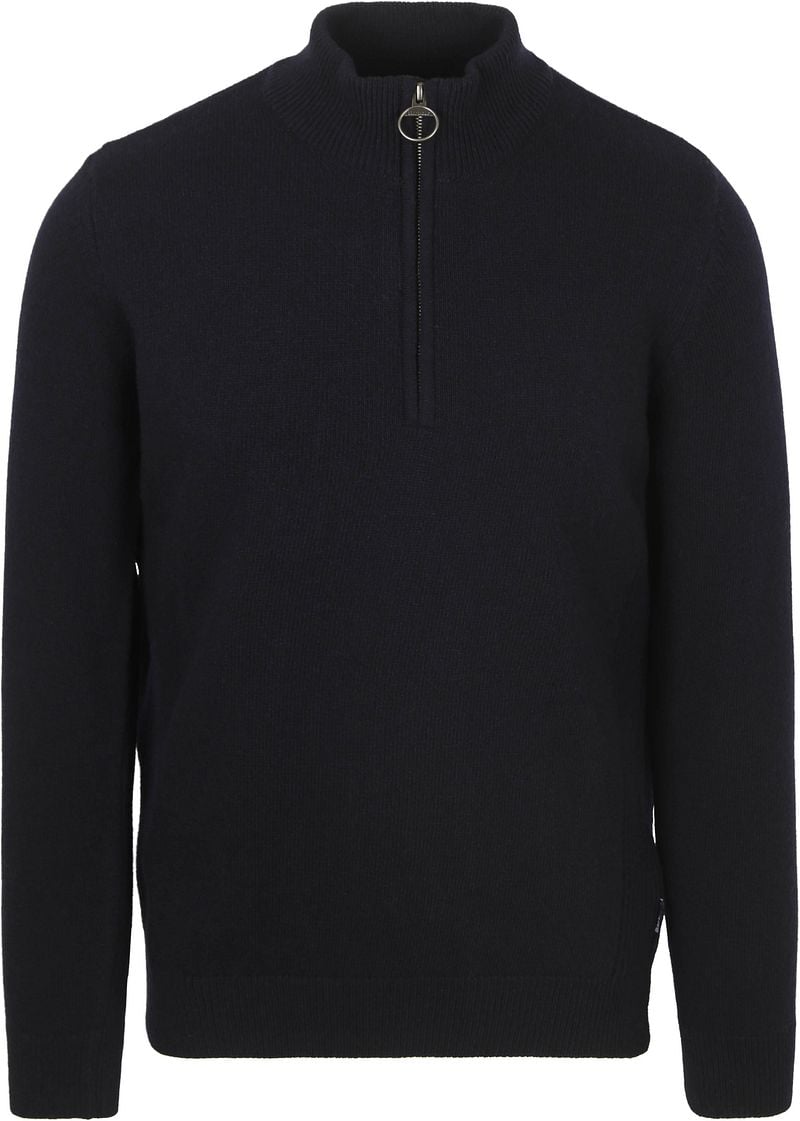 Barbour Half Zip Pullover Wolle Navy - Größe XXL günstig online kaufen