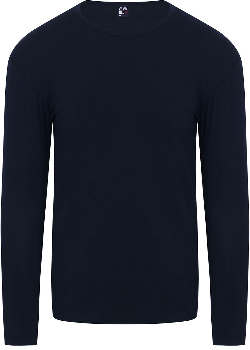 Alan Red Olbia t-shirt donkerblauw effen katoen