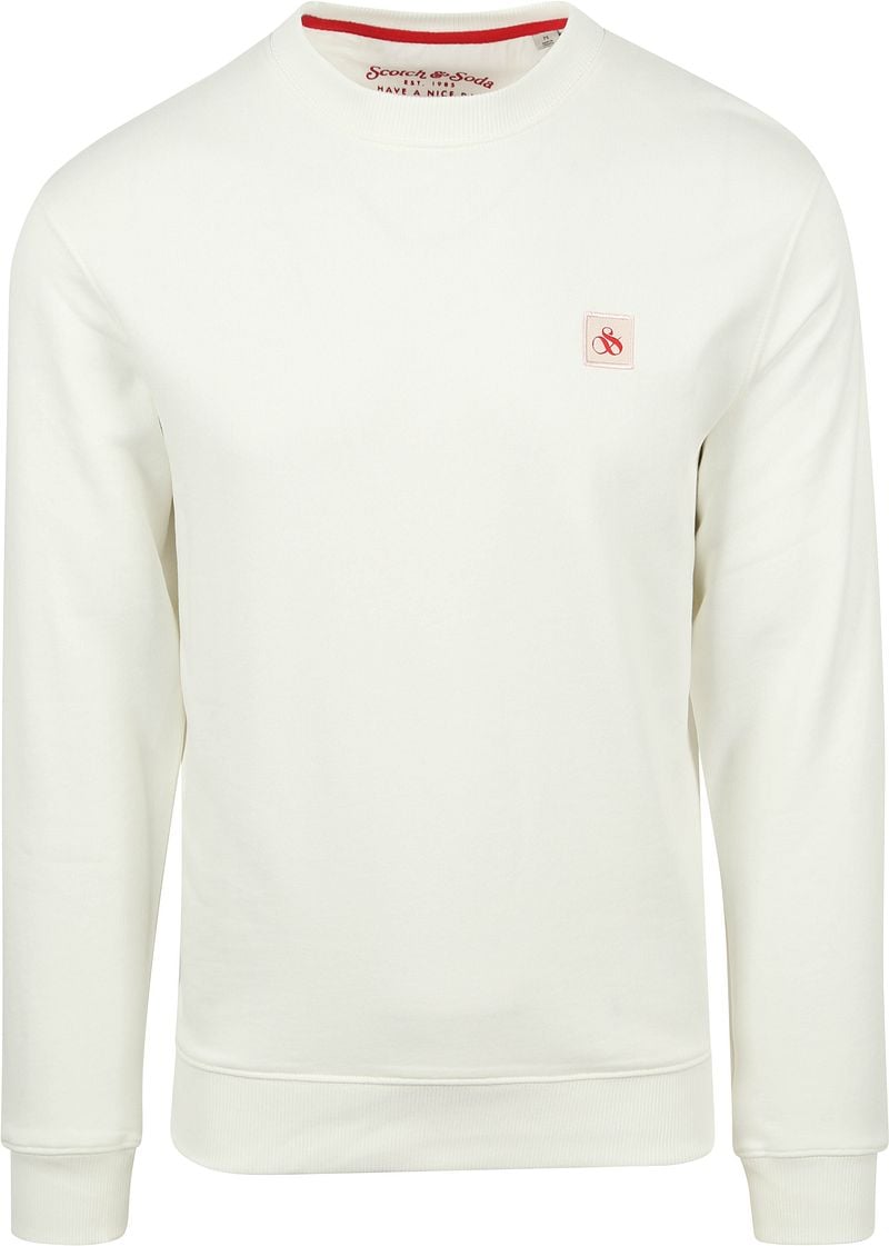Scotch & Soda Essential Logo Badge Sweater Heren