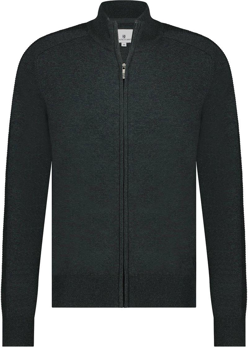 State Of Art Cardigan Plain Foncé Vert foncé Vert taille M