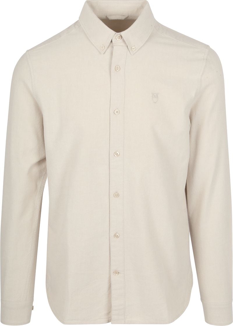 WissenBaumwolle Apparel Hemd Oxford Beige - Größe XL günstig online kaufen