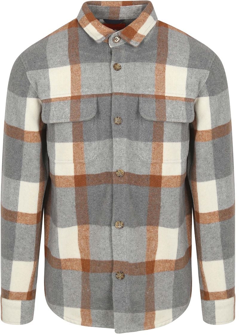 Suitable Overshirt August Wool Blend Grau - Größe XL günstig online kaufen