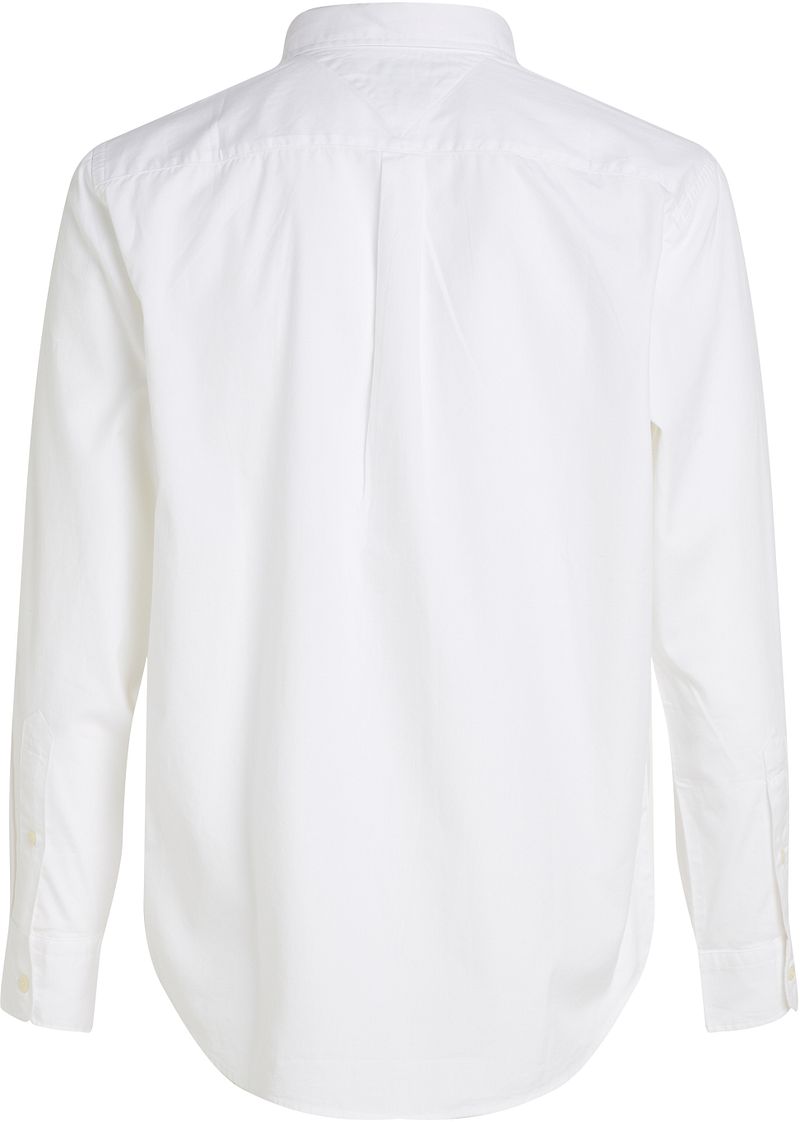 Tommy Hilfiger Poplin Overhemd Flex Wit