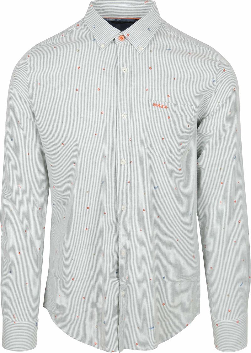 NZA Hemd Emerson Leinen Blend Grün - Größe XXL günstig online kaufen